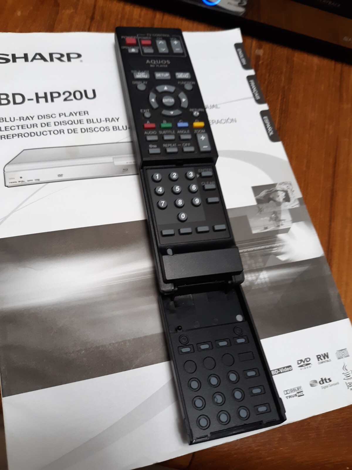 Sharp Aquos Blu-Ray Player BD-HP20U Working with Remote and Owner's Manual - Picture 17 of 23