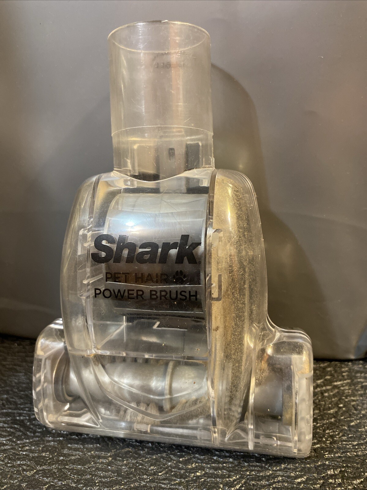 Shark Vacuum Pet Hair Power Brush Attachment in Clear Gray-image