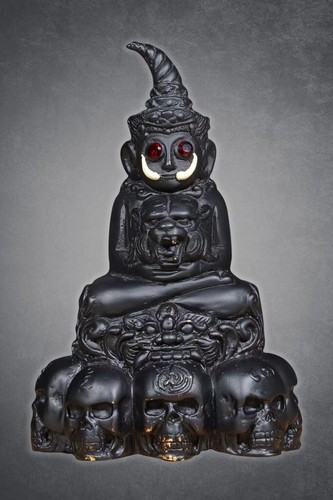 Thai Amulet Phra Ngung Ajarn Wallop Luang Pho Nak Model 2 Blackened Copper 2023 - Picture 12 of 13
