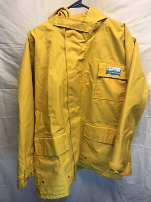 High Seas Foul Weather Gear Yellow Hooded Waterproof Jacket