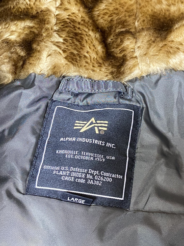 Alpha Industries N-3B Parka Jacket – Gray – Size L - Picture 4 of 19
