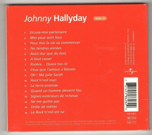 JOHNNY HALLYDAY ♦ NEUF & LE MOINS CHER (réf. 731455862829) ♦ TALENTS DU SIÈCLE 3 - Picture 2 of 2