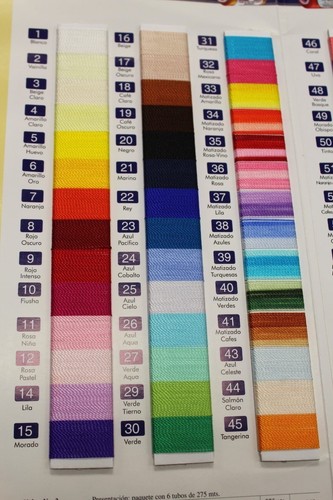 Hilo Omega Nylon Crochet No.2 - Nylon Thread 86 Colors Flat Rate Shipping - Picture 24 of 42