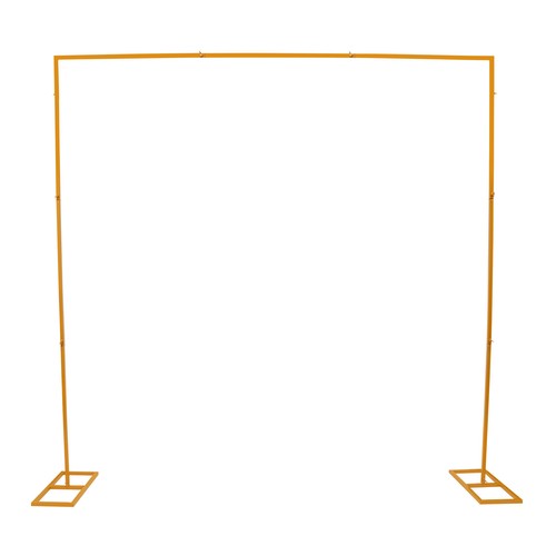 Gold Square Arch Balloon Stand Flower Rack Wedding Party Background Prop Decor - Picture 7 of 14