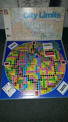 City Limits Board Game Map Skills For 2 To 6 Players 1985 Ebay City Limits Board Game Map Skills For 2 To 6 Players 1985 Ebay