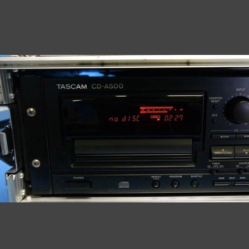 TASCAM CD-A500 CD Cassette Player Remote Rack Case Vintage Audio Fully Function - Afbeelding 4 van 6