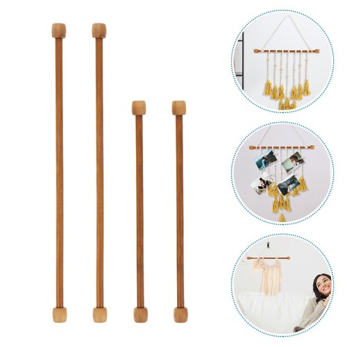 8 Pcs Tapestry Gantry Poles Horizontal Flag Hanger Dowling Rods for Craft - Picture 2 of 12