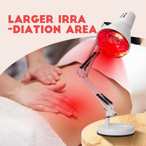 150W Wärmelampe Rotlichtlampe Strahler Infrarotlampe Therapielampe Wärmestrahler - Bild 3 von 12