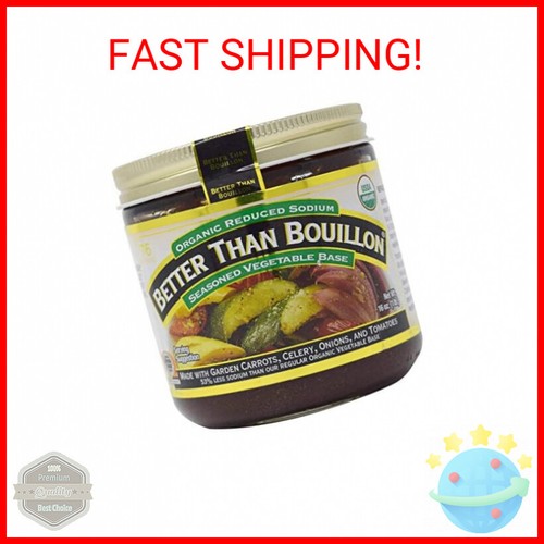Better Than Bouillon Organic Vegetable Base 16 Oz, Reduced Sodium, Original Vers