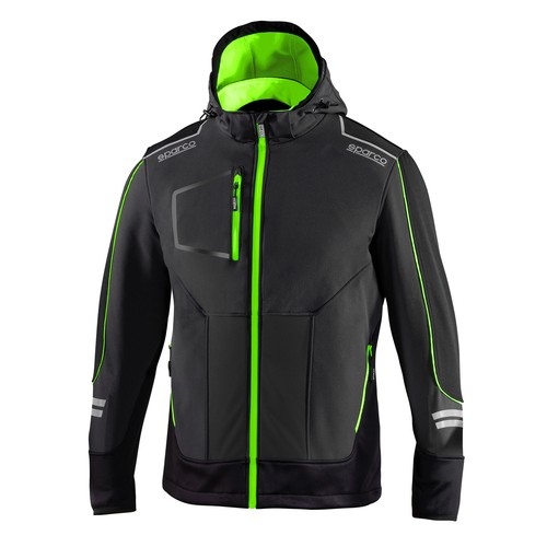 02412 Sparco Racing Chaqueta Softshell Técnica Ropa de Trabajo Mecánico Equipo Pitcrew - Imagen 48 de 71