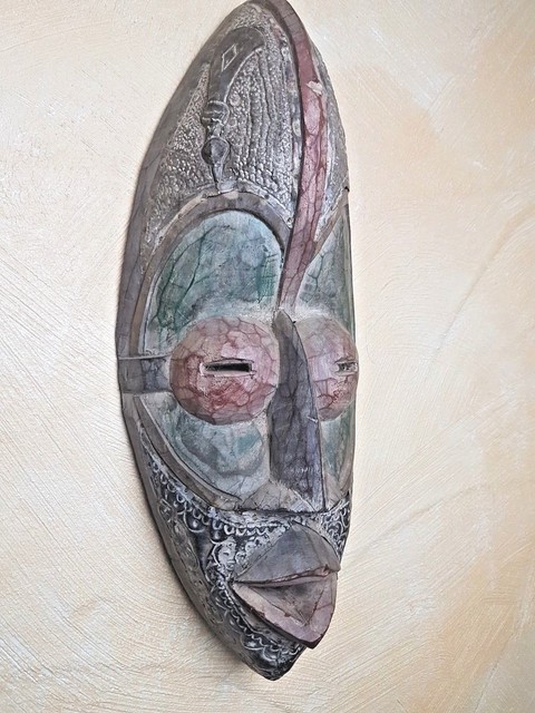 Antike Maske Afrika Holzfigur Holzmaske wood mask masque Antike Maske Afrika Holzfigur Holzmaske wood mask masque