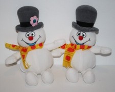 Warner Bros Frosty The Snowman 9" Plush Soft Toy Stuffed Lot of 2 Commonwealth