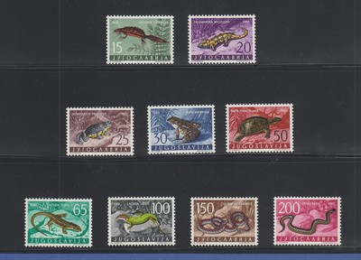 Offen Jugoslawien 1962 Amphibien Und Reptilien Mi.-nr Postfrisch ** Neueste Mode 1007-15 Satz Kpl