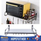 Microwave Oven Rack Wall-Mount Kitchen Shelf Shelves Counter New Stainless Steel