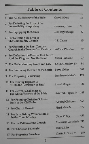 THE ALL SUFFICIENCY OF THE BIBLE ~ LECTURESHIP ~ 2000 ~ Church of Christ - Imagen 2 de 3