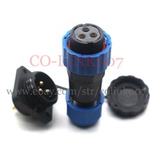 SD20 1 2 3 4 5 6 7 9 10 12 14pin Aviation Waterproof Auto Connector Plug-female
