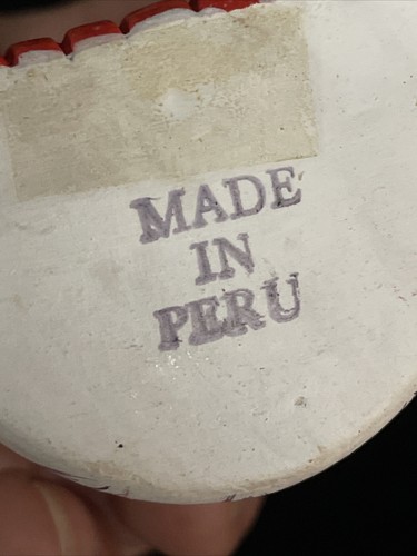 Keramik Krippenschmuck handgefertigt in Peru - Bild 10 von 10