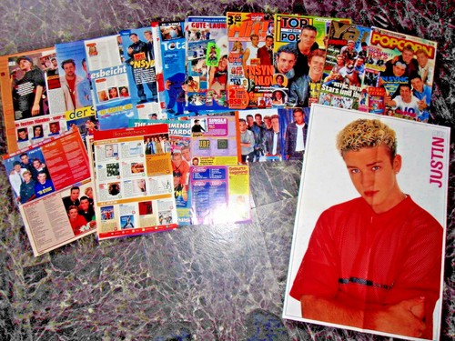 N SYNC +SOLLO 602 TEILE/PARTS 2,2 KILO CLIPPINGS + POSTER 10/15 - Picture 5 of 8