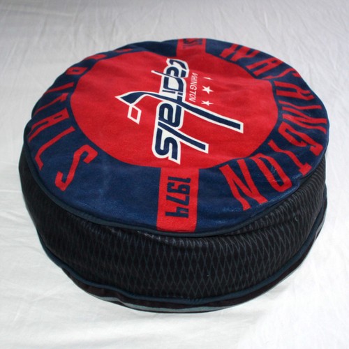 Almohada Nube Disco Logotipo Washington Capitals NHL Hockey Decoración Redonda - Imagen 4 de 7
