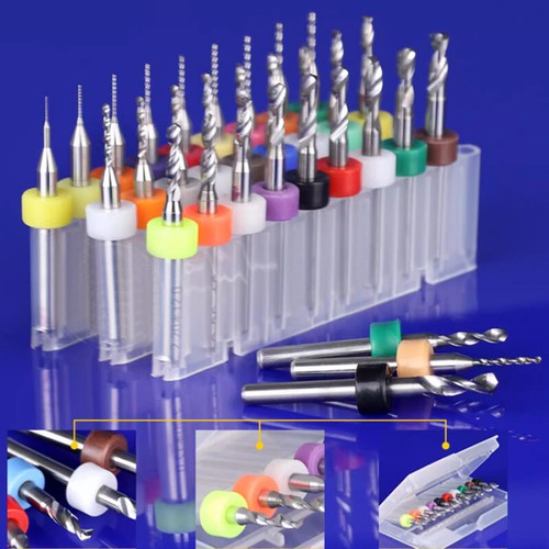 0.4mm-3.175mm Tungsten Steel Carbide PCB CNC Micro Drill Bits Rotary Milling - Picture 4 of 9
