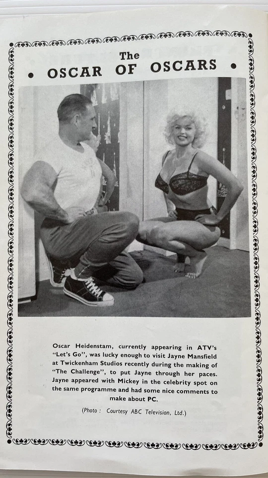 MALE BODYBUILDER MAGAZINE HEALTH & STRENGTH JAN 1960 - MEN PHYSIQUE GAY INTEREST - Image 3 of 4