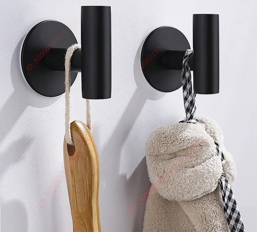 3 PCS Strong Self Adhesive Hooks Stick on Wall Door Kitchen/Bathroom - Picture 4 of 10