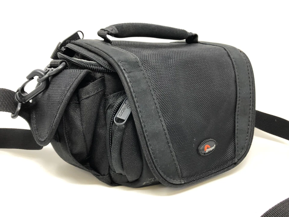 Lowepro Small Black Camera Case Bag Pouch Adjustable Removable Strap - Image 3 of 4