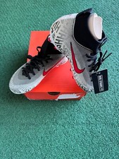 Nike Jr Superfly 6 Academy NJR FG Kids' Soccer Shoe - White/Red/Black