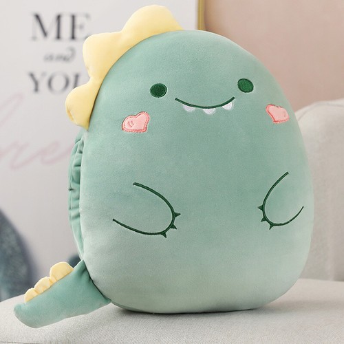 Squishmallows peluche Kawaii unicorno dinosauro leone scaldamani cuscino da lancio - Foto 5 di 15