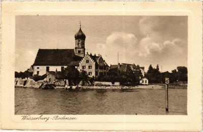 Old postcard AK WASSERBURG a. Lake Constance Germany (866162)