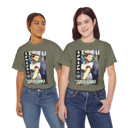 Street Fighter 6 Chun-Li Gaming Tee, Video Game Unisex T-Shirt, Gamer Gift,Retro - Picture 8 of 61