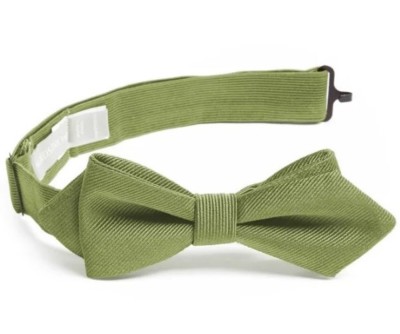 Boy's Nordstrom Silk Bow Tie Green L16143
