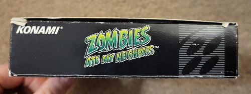 AUTHENTIC SNES Super Nintendo Zombies Ate My Neighbors 1993 In Box Rare VTG!!! - Picture 4 of 8