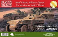 WW2V20035 - 1/72 GERMAN SdKfz 250 NEU HALFTRACK Plastic Soldier Company NEW