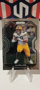 2020 Panini Prizm AJ Dillon Rookie Base #364 Packers RC