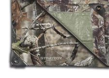 Weather Resistant All Purpose Polyethylene Camo Tarp 8’ x 6’