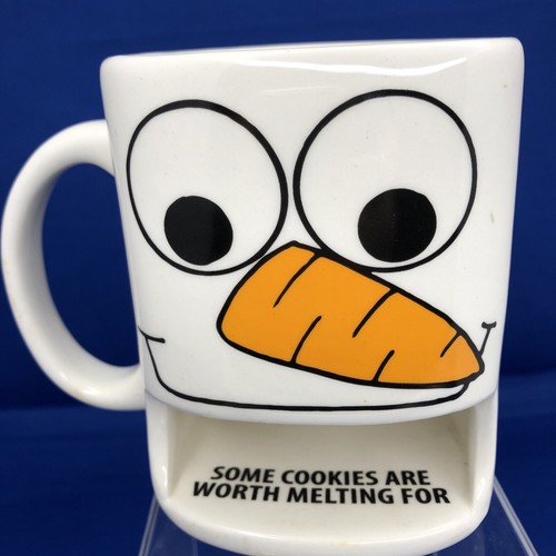 Snowman Cookie Mug Enesco Some Cookies are Worth Melting For OUR NAME IS MUD - Picture 13 of 13