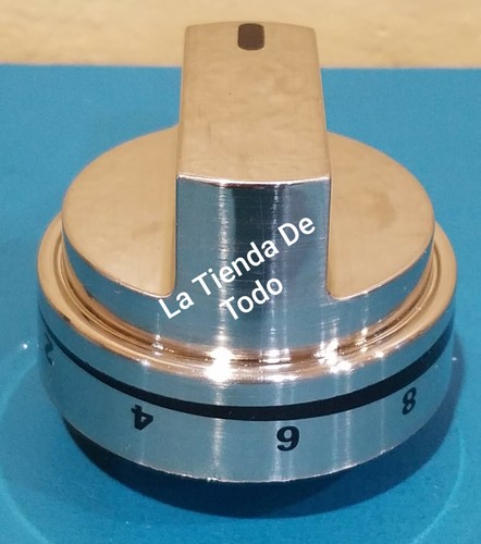 STAINLESS FINISH BURNER KNOB FITS AEZ73453509 AP5669773 2347547 READ - Picture 3 of 9