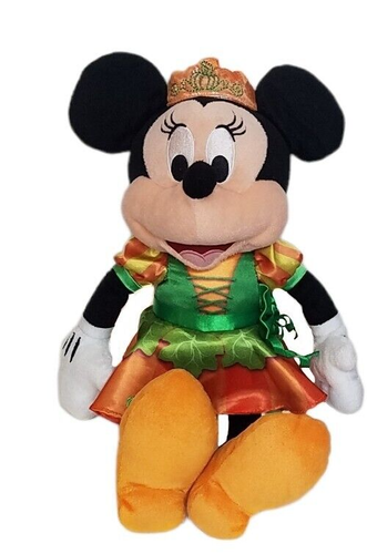 Hallmark Disney Pumpkin Princess Minnie Mouse Plush Stuffed Doll 14 in Tall - Picture 5 of 5