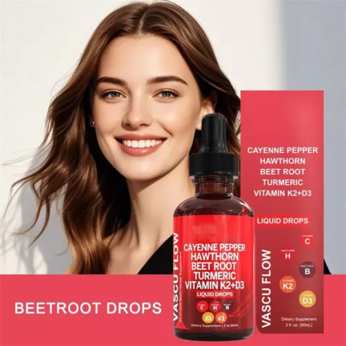 Cayenne Pepper Hawthorn Beet Root Turmeric Vitamin K2+D3 Liquid Drops 60ML - Picture 4 of 13