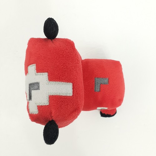 Mojang Minecraft Mooshroom Kuh Plüschtier 6 Zoll bestickt rot Stofftier Spielzeug - Bild 8 von 12