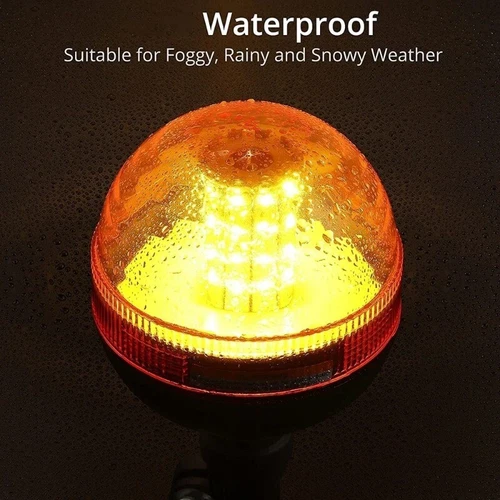 DC12V/24V Amber Tractor Strobe Light Beacon Flashing Signal for Truck Trailer - Picture 13 of 22