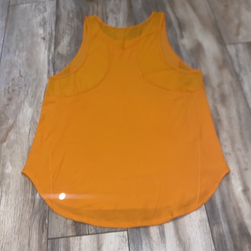 Lululemon Womens Lightweight Tank Top Orange Razorback Mesh Stretch - Picture 8 of 17
