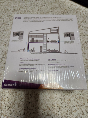 Kit de 2 CPL PLP1000-100FRS 1000 Mbps NETGEAR avec Prise Filtrée intégrée "NEUF" - Photo 6/7