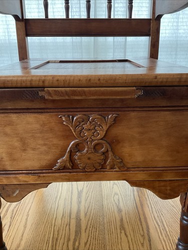 Antique Adult Commode Armchair Chamber Pot Chair 1800’s Chaise Percée Pooper - Picture 9 of 19