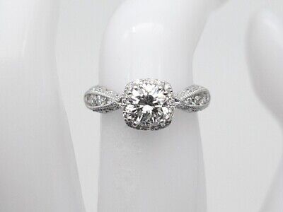 TACORI 17 000 1.69ct VS2 G GIA CERTIFIED Platinum HALO Wedding