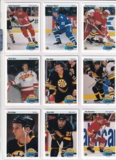1990-91 UPPER DECK COMPLETE SET 1-550 VERSION FRANCAISE + 9 HOLO GRETZKY JAGR BU