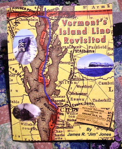 VERMONT'S ISLAND LINE REVISITED BOOK Rutland Railroad VT NY signed numbered - 第 1/9 張圖片