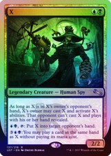 X FOIL Unstable NM Blue Black Rare MAGIC THE GATHERING MTG CARD ABUGames