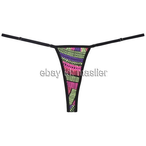 Seductive Women's Micro Bikini Thong Adjustable Sides for Customized Comfort - Picture 44 of 50